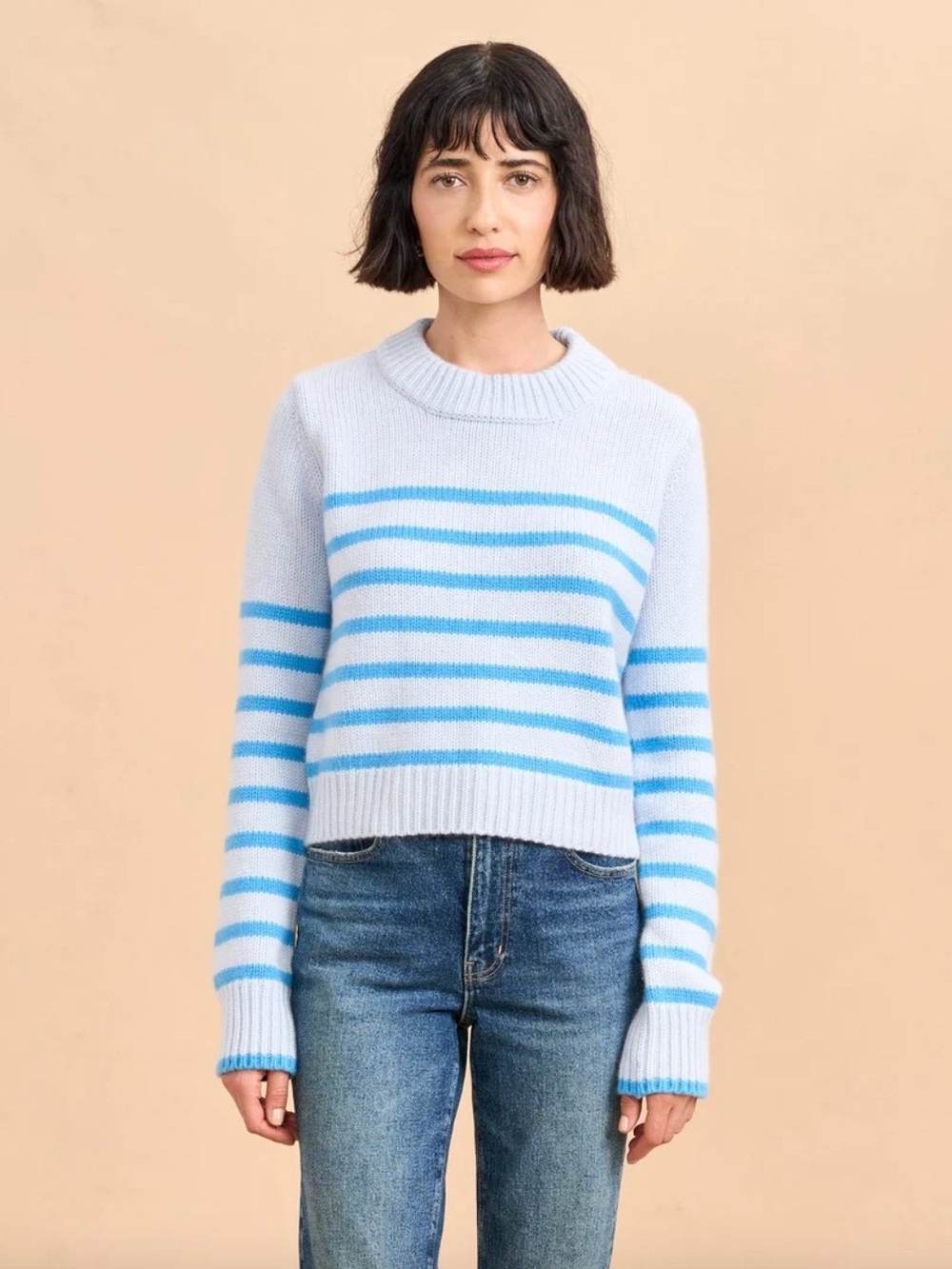 La Ligne Mini Marin Sweater Blue Stripe
